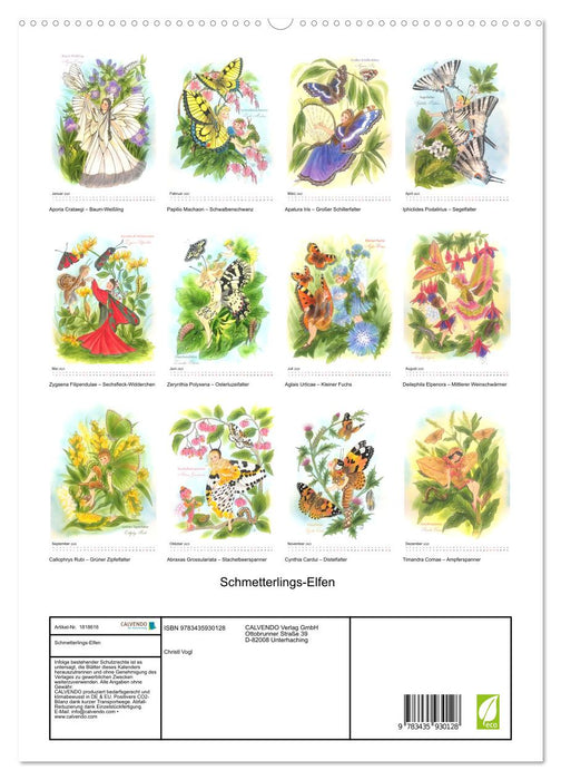 Schmetterlings-Elfen (CALVENDO Wandkalender 2025)