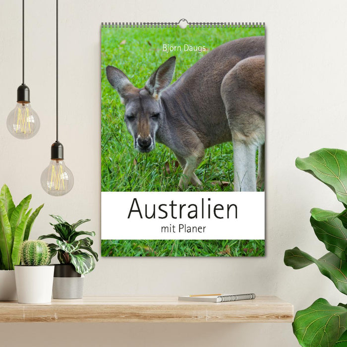 Australien mit Planer (CALVENDO Wandkalender 2025)