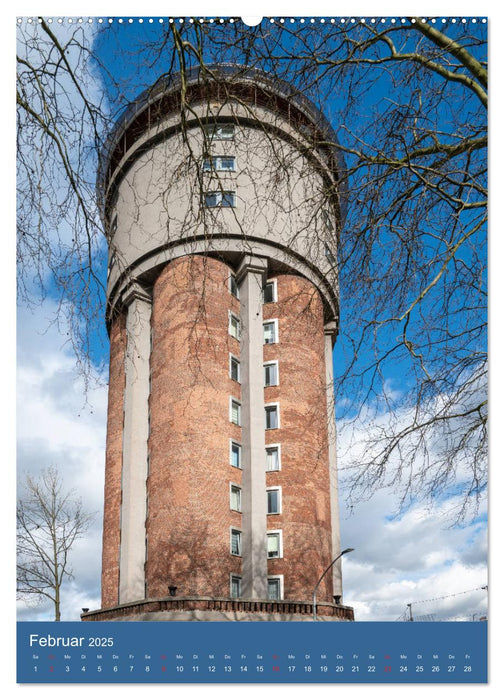 Wassertürme im Ruhrgebiet (CALVENDO Premium Wandkalender 2025)