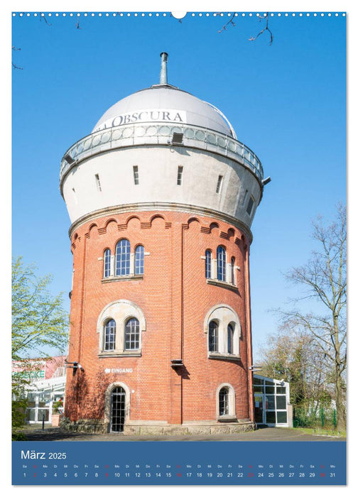 Wassertürme im Ruhrgebiet (CALVENDO Premium Wandkalender 2025)