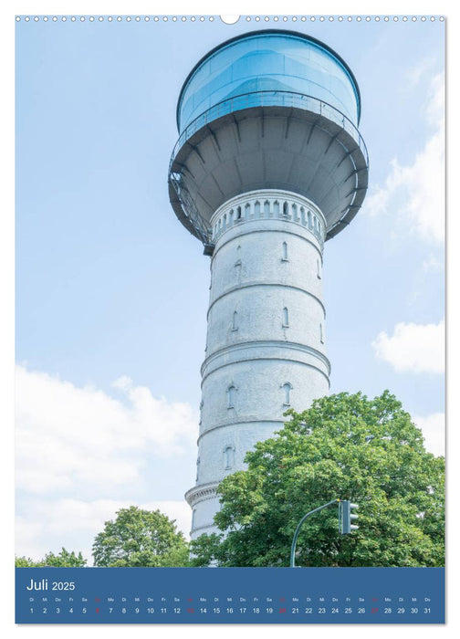 Wassertürme im Ruhrgebiet (CALVENDO Premium Wandkalender 2025)