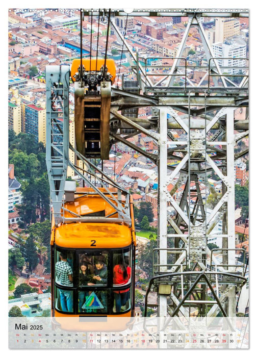 Nervenkitzel Seilbahn (CALVENDO Premium Wandkalender 2025)