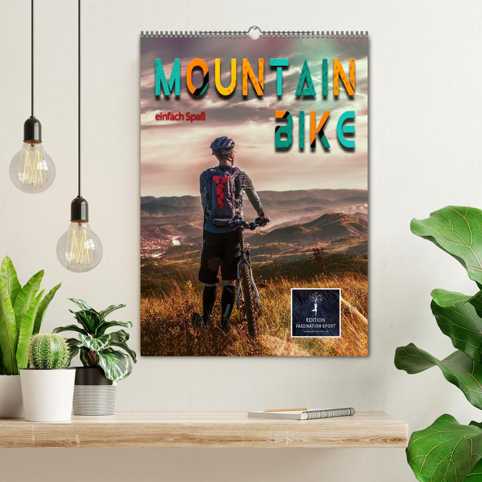 Mountainbike - einfach Spaß (CALVENDO Wandkalender 2025)