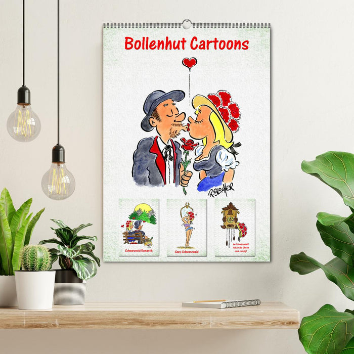 Bollenhut Cartoons (CALVENDO Wandkalender 2025)