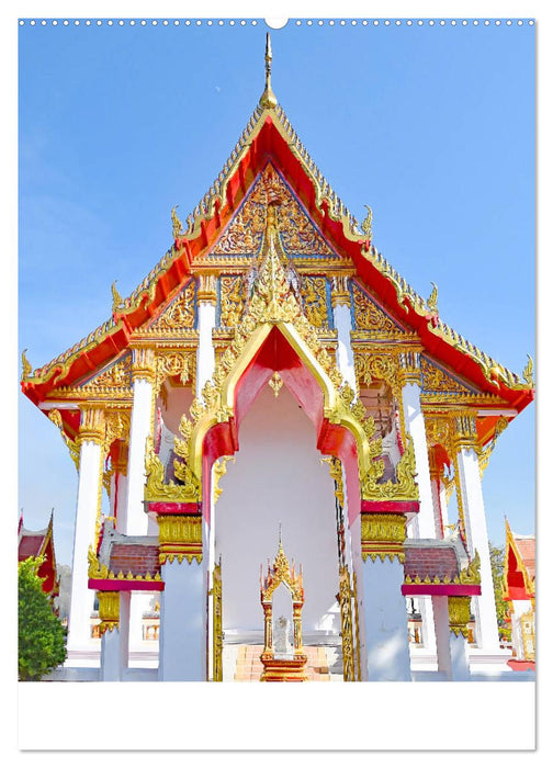 Wat Chalong - Tempel mit ganz speziellem Charme (CALVENDO Premium Wandkalender 2025)