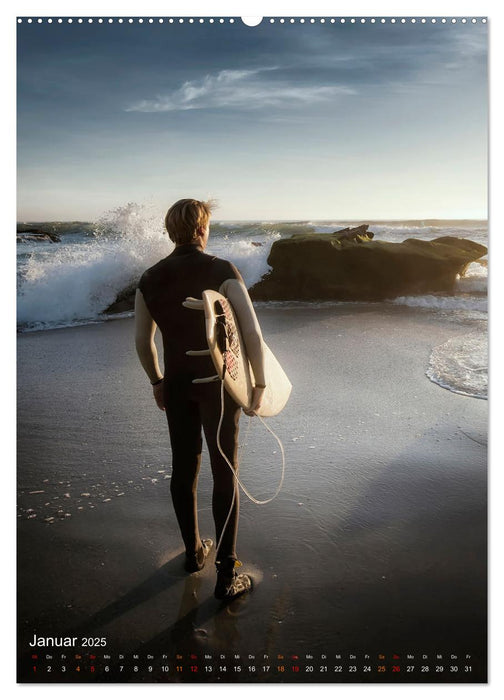 Surfen, Wind und Wellen (CALVENDO Wandkalender 2025)