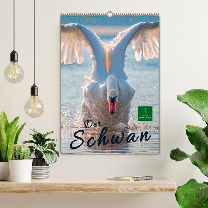 Der Schwan (CALVENDO Wandkalender 2025)