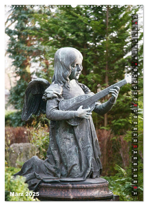 Friedhofsengel in Berlin (CALVENDO Premium Wandkalender 2025)