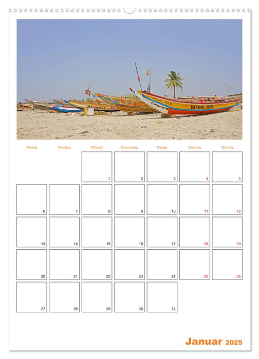 Gambia und Senegal erleben (CALVENDO Premium Wandkalender 2025)