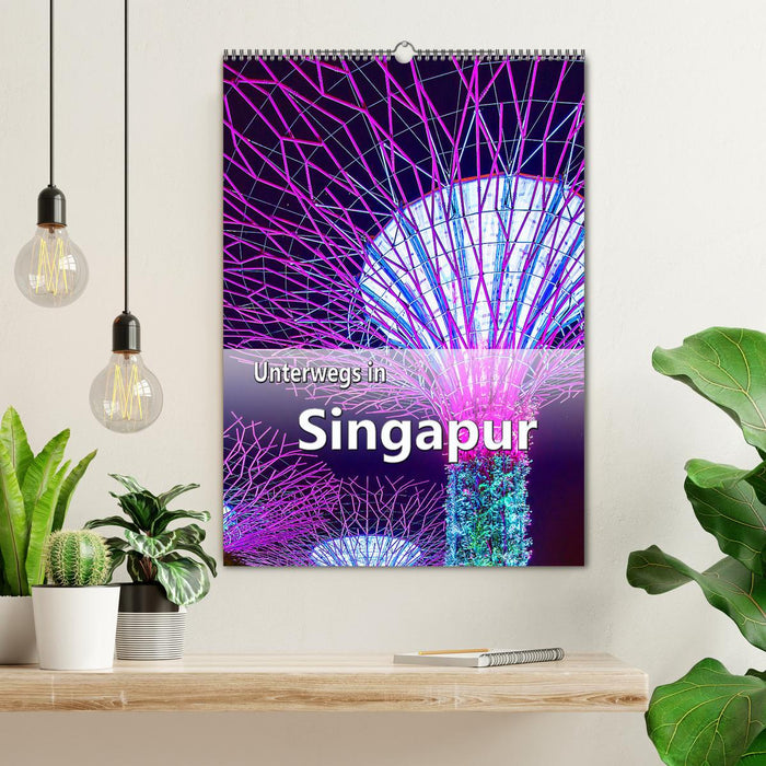 Unterwegs in Singapur (CALVENDO Wandkalender 2025)