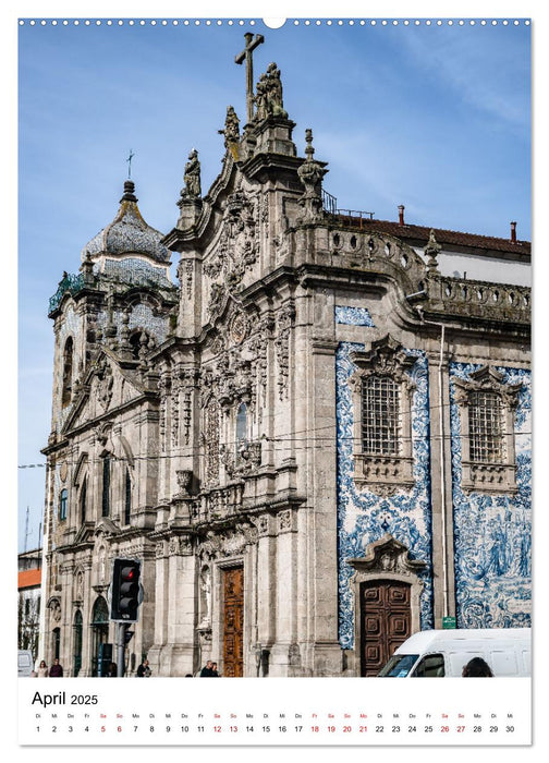 Porto - Stadt trifft Atlantik (CALVENDO Wandkalender 2025)