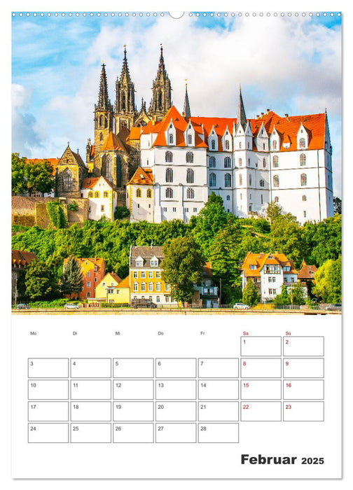 Meißen - älteste Stadt Sachsens (CALVENDO Wandkalender 2025)