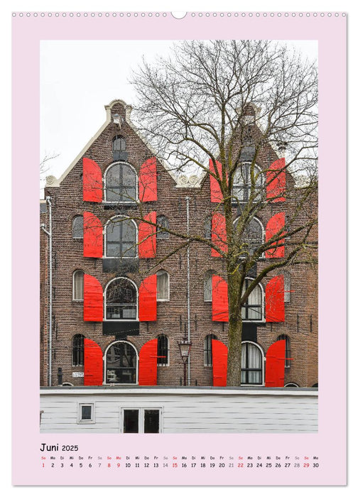 Amsterdam - Alles nur Fassade (CALVENDO Premium Wandkalender 2025)