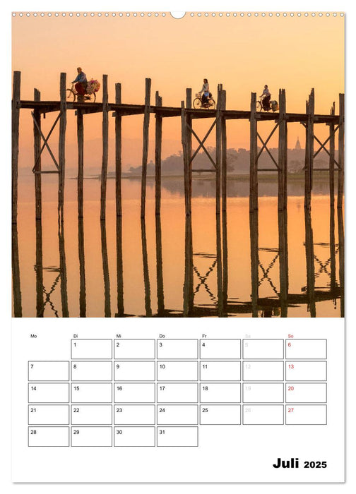 MYANMAR - Mein Urlaubsplaner (CALVENDO Premium Wandkalender 2025)