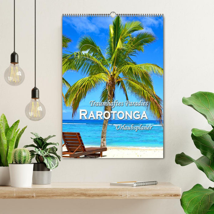 Traumhaftes Paradies - Rarotonga Urlaubsplaner (CALVENDO Wandkalender 2025)