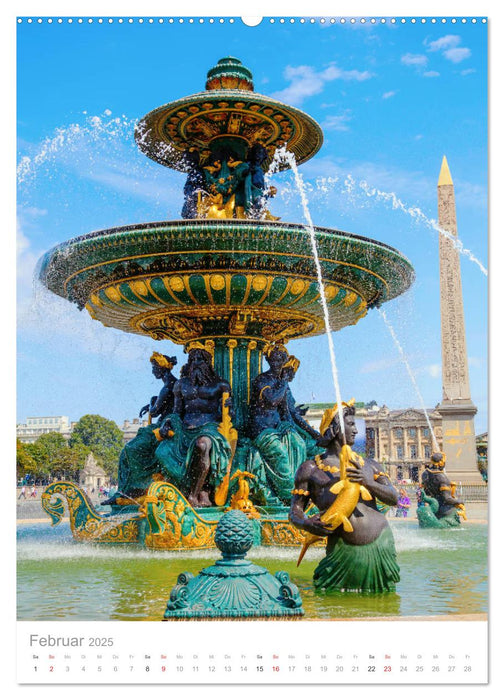 Paris - Impressionen aus der Stadt der Liebe (CALVENDO Premium Wandkalender 2025)