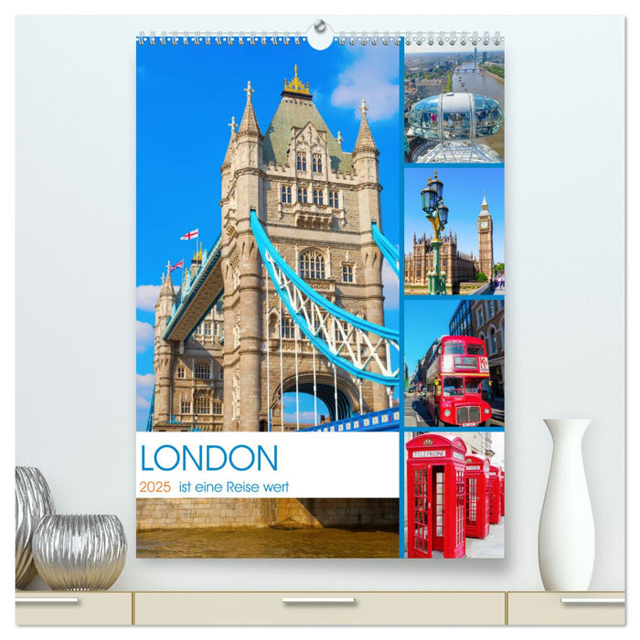 London ist eine Reise wert (CALVENDO Premium Wandkalender 2025)
