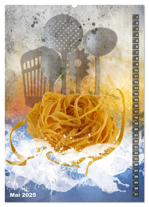 kochKUNST Verliebt in Omas Küche (CALVENDO Premium Wandkalender 2025)