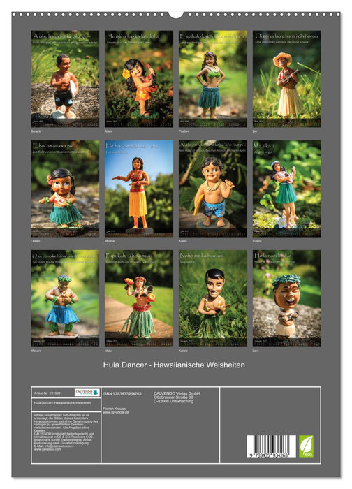 Hula Dancer - Hawaiianische Weisheiten (CALVENDO Wandkalender 2025)