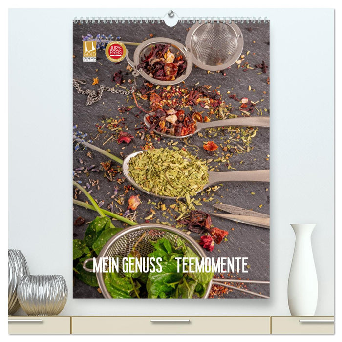Mein Genuss Teemomente (CALVENDO Premium Wandkalender 2025)