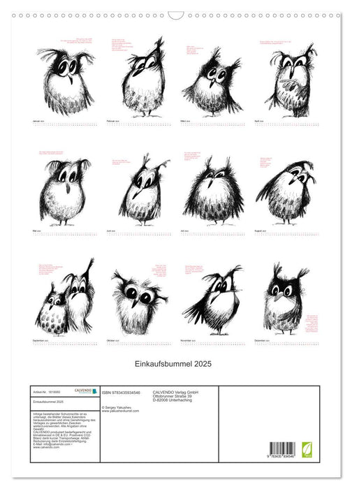 Einkaufsbummel 2025 (CALVENDO Wandkalender 2025)
