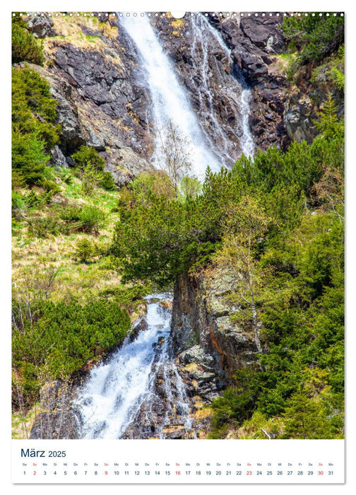 Schöner Wasserfall (CALVENDO Premium Wandkalender 2025)