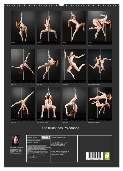 Die Kunst des Poledance (CALVENDO Premium Wandkalender 2025)