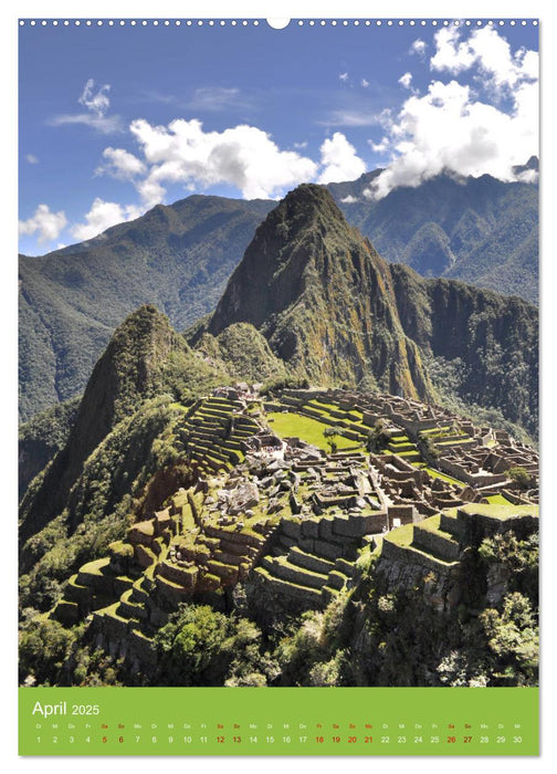 Erlebe mit mir Machu Picchu (CALVENDO Wandkalender 2025)