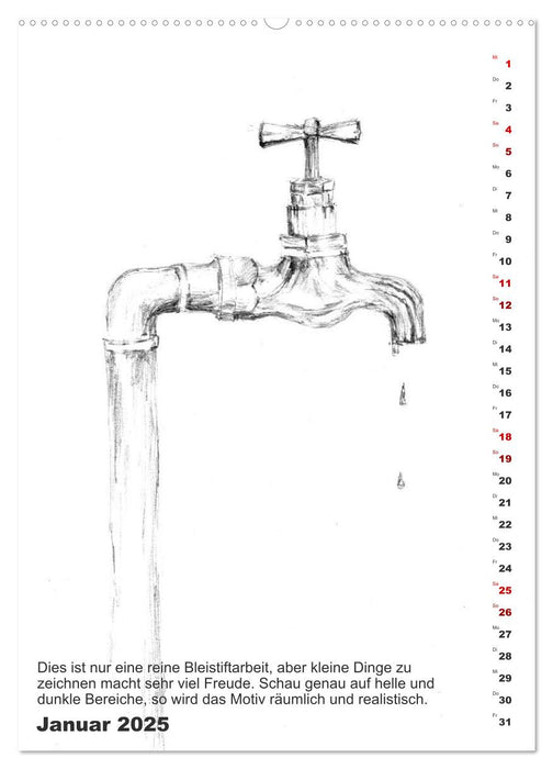Mal mal mit Stiften (CALVENDO Wandkalender 2025)