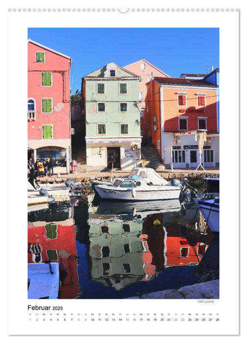 Kroatiens Inselzauber, Cres und Losinj (CALVENDO Premium Wandkalender 2025)