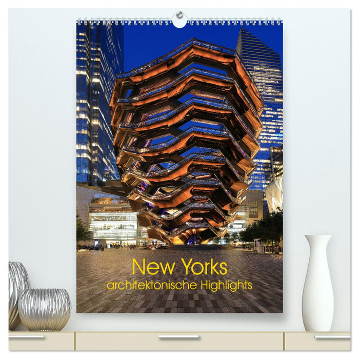 New Yorks architektonische Highlights (CALVENDO Premium Wandkalender 2025)