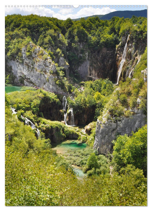 Erlebe mit mir die Zauberwelt der Plitvicer Seen (CALVENDO Wandkalender 2025)