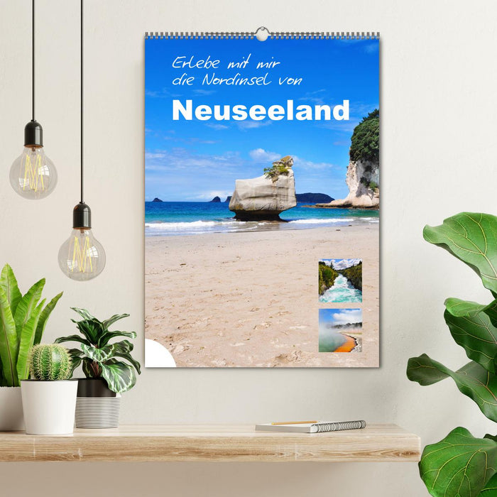 Erlebe mit mir die Nordinsel von Neuseeland (CALVENDO Wandkalender 2025)