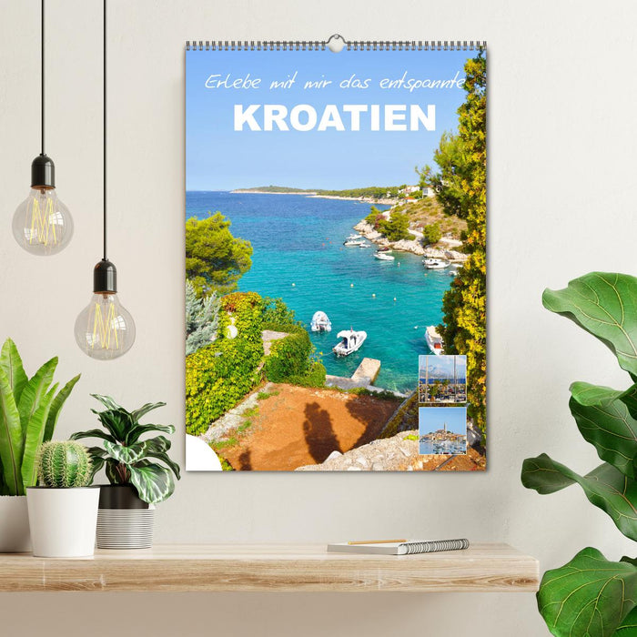 Erlebe mit mir das entspannte Kroatien (CALVENDO Wandkalender 2025)