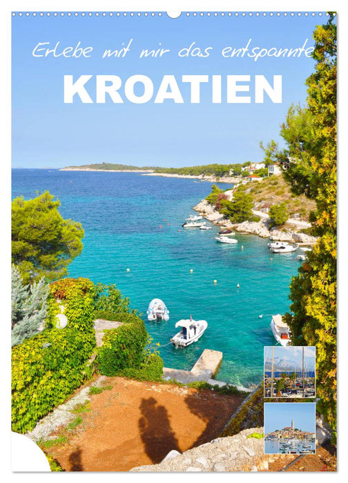 Erlebe mit mir das entspannte Kroatien (CALVENDO Wandkalender 2025)