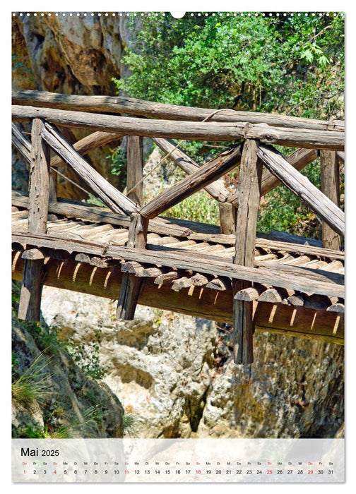 Patsos Schlucht. Wandern auf Kreta (CALVENDO Wandkalender 2025)