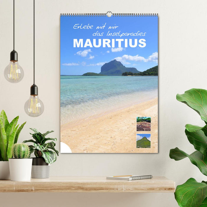 Erlebe mit mir das Inselparadies Mauritius (CALVENDO Wandkalender 2025)