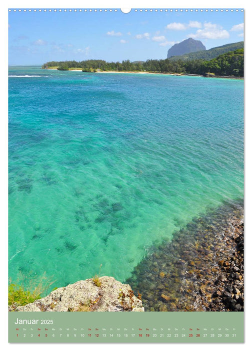 Erlebe mit mir das Inselparadies Mauritius (CALVENDO Wandkalender 2025)