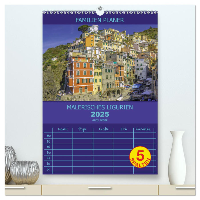 Malerisches Ligurien (CALVENDO Premium Wandkalender 2025)