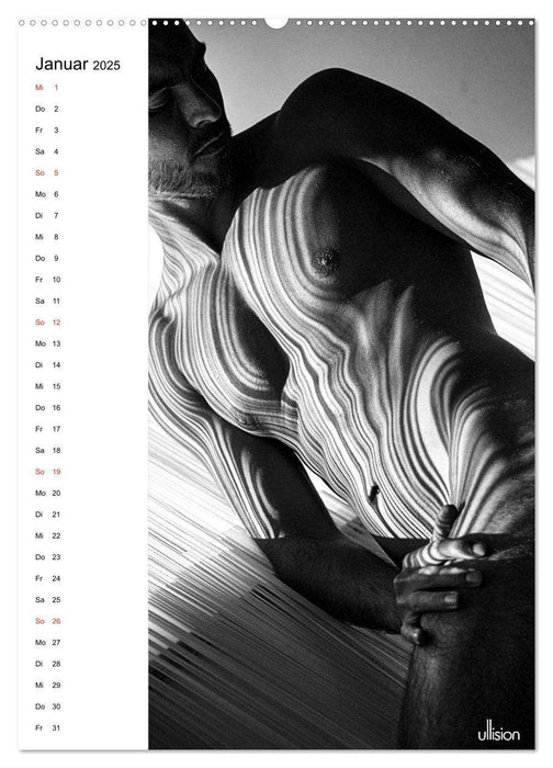 Männer AKT abstrakt (CALVENDO Wandkalender 2025)