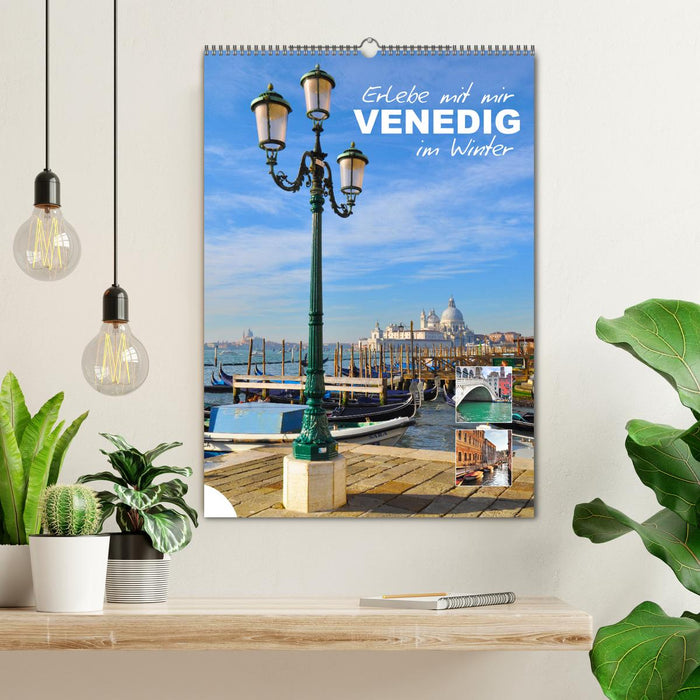 Erlebe mit mir Venedig im Winter (CALVENDO Wandkalender 2025)