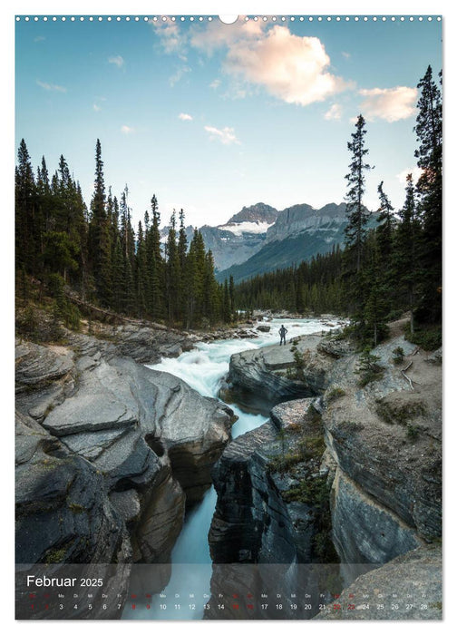 Die kanadischen Rockies (CALVENDO Premium Wandkalender 2025)