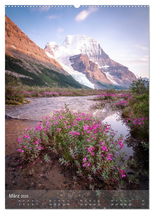 Die kanadischen Rockies (CALVENDO Premium Wandkalender 2025)