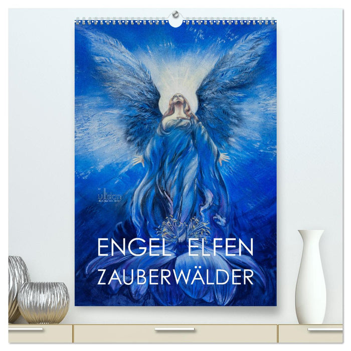 Engel Elfen Zauberwälder (CALVENDO Premium Wandkalender 2025)