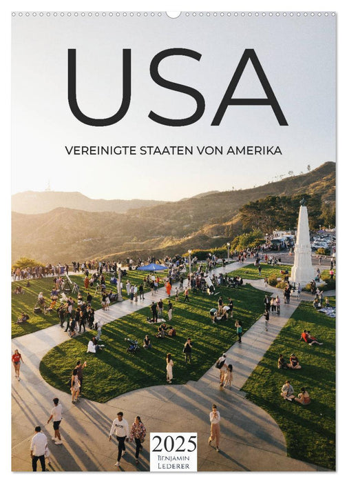 USA - Vereinigte Staaten von Amerika (CALVENDO Wandkalender 2025)