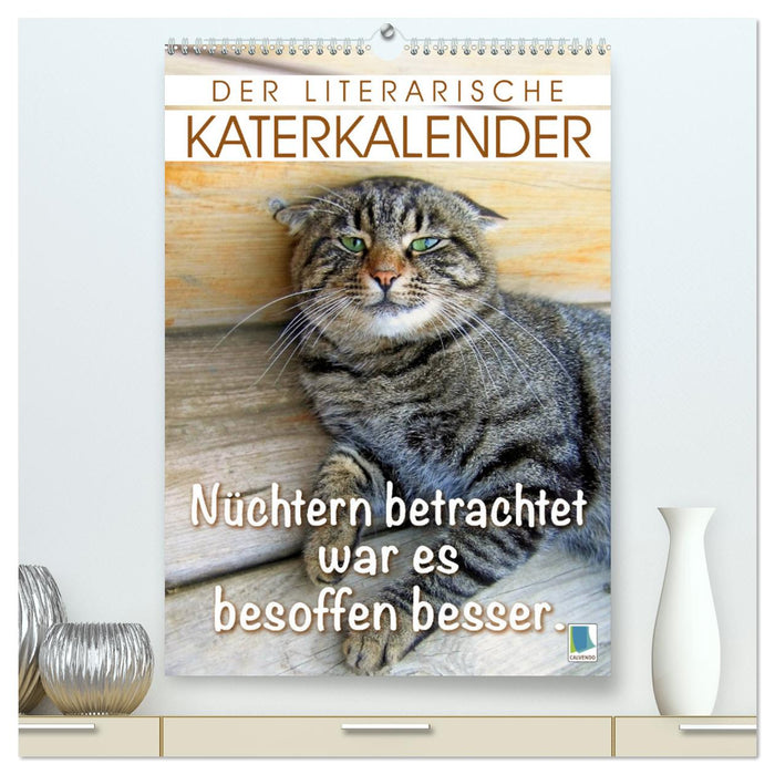 Der literarische Katerkalender (CALVENDO Premium Wandkalender 2025)