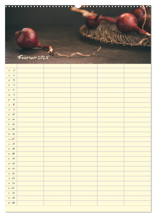 Gemüse aus dem Bauerngarten (CALVENDO Premium Wandkalender 2025)