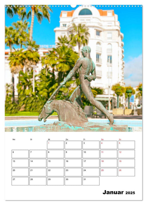 Cannes - Urlaubsort an der französischen Riviera (CALVENDO Wandkalender 2025)