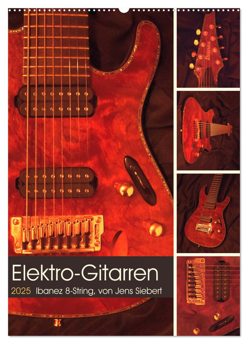 Elektro-Gitarren (CALVENDO Wandkalender 2025)