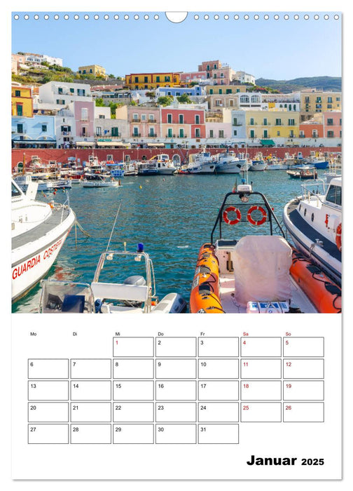 Insel Ponza - Italien (CALVENDO Wandkalender 2025)